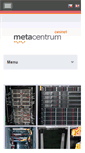 Mobile Screenshot of metacentrum.cz